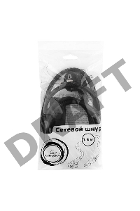 Кабель питания для UPC Gembird/Cablexpert, 1.8м, Schuko-С19, 16А, черный, с заземлением(PC-186-C19)