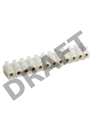 Iek UZV3-010-06 Зажим винтовой ЗВИ-10 2,5-6мм2 12пар ИЭК