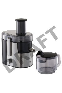 Соковыжималка центробежная Panasonic MJ-DJ01STQ 800Вт рез.сок.:1500мл. серебристый/черный