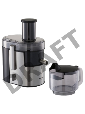 Соковыжималка центробежная Panasonic MJ-DJ01STQ 800Вт рез.сок.:1500мл. серебристый/черный