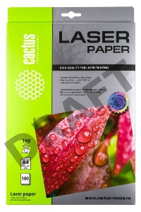 Бумага Cactus CS-LPA4160100 A4/160г/м2/100л. глянцевое для лазерной печати