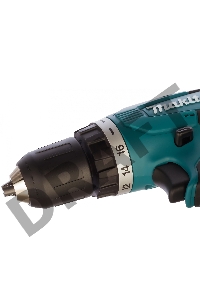 Дрель-шуруповерт Makita DF347DWE Дрель ак,{14.4В,2х1.5Ач Li-ion,БЗП-10мм,0-400\0-1400об\м,30\15Нм,1.4кг,чем,G-серия}