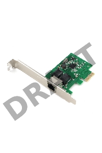 Сетевой адаптер Ethernet Gembird NIC-GX1 1000/100/10, PCI-express, чипсет RTL8111C