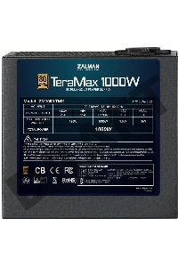 Блок питания Zalman ZM1000-TMX, 1000W, ATX12V v2.52, APFC, 12cm Fan, 80+ Gold, Full Modular, Retail