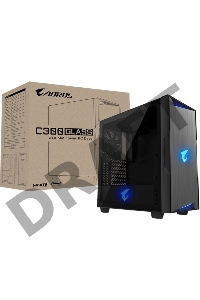Корпус GIGABYTE AORUS C300 GLASS MidiTower без Б/П ATX MicroATX MiniITX Цвет черный GB-AC300G