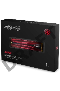 Накопитель SSD M.2 ADATA 1.0Tb XPG S11 Pro <AGAMMIXS11P-1TT-C>  (PCI-E 3.0 x4, up to 3500/3000Mbs, 390000 IOPs, 3D TLC, NVMe 1.3, 22x80mm, радиатор)