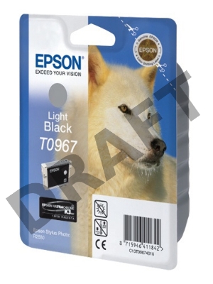 Картридж струйный Epson C13T09674010 светло-чёрный для Epson St Ph R2880