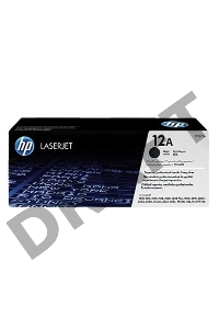 Тонер-картридж HP Q2612A черный для LaserJet 1010/1018/1020/1012/1015/3015/3020/3030 (2000стр.)