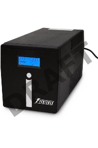 Источник бесперебойного питания PowerMan Smart Sine 1000 black (Pure Sine Wave/LCD Display/USB/Software/RJ11/45)