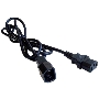 Шнур питания C13-C14, 3х0.75, 220В, 10А, черный, 2 метра