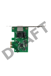 Сетевой адаптер Ethernet Gembird NIC-GX1 1000/100/10, PCI-express, чипсет RTL8111C