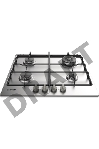 Газовая варочная поверхность Indesit THP 642 W/IX/I RU нержавеющая сталь