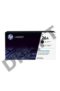 Тонер Картридж HP 26A CF226A черный для HP LJ Pro M402/M426 (3100стр.)