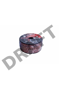 Кабель акустический REXANT 2х0,50 мм², красно-черный, бухта 100 м