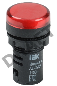 Арматура светосигнальная AD-22DS 24В AC/DC красн. ИЭК BLS10-ADDS-024-K04