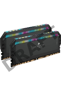 Память оперативная Corsair DDR5, 5600MHz 64GB 2x32GB DIMM, Unbuffered, 40-40-40-77, OC PMIC, XMP 3.0, DOMINATOR PLATINUM RGB DDR5 Black Heatspreader, RGB LED, 1.25V