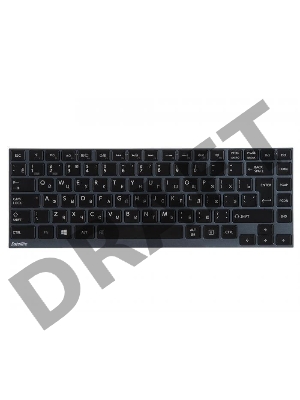 Клавиатура [Toshiba Satellite U800, U840, U900, U920] Black, Blue frame [PK130T71A08]   