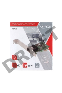 Сетевой адаптер Ethernet Gembird NIC-GX1 1000/100/10, PCI-express, чипсет RTL8111C