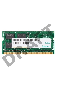 Модуль памяти Apacer SO-DIMM DDR3 4GB 1600MHz (PC3-12800) (Retail) (AS04GFA60CATBGC/DS.04G2K.KAM)