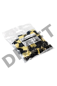 Самоклеющаяся площадка для крепления стяжек ExeGate EX293144RUS STM2525B-100 (25х25 мм, halogen free, -40°C - +85°C, черная, 100 шт)
