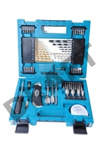Набор Makita D-33691 Набор 71шт,отвертка ручн,держ-ль магн,отв. насадки,сверла д\дер,мет,бет,рулетка,зенкер,нож,чем      