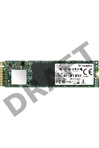 Твердотельный диск 1TB Transcend MTE110S, 3D TLC NAND, M.2 2280,PCIe Gen3x4, DRAM-less