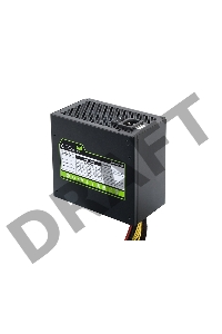 Блок питания  Chieftec 500W Retail GPE-500S [Eco] ATX v.2.3, КПД > 85%, A.PFC, 1x PCI-E (6+2-Pin), 4x SATA, 2x MOLEX, 4 Pin, Fan 12cm