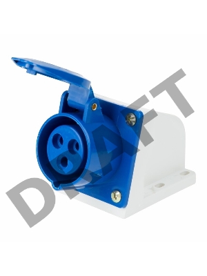Розетка 113 стационарная 2Р+РЕ 16А 220В IP44 REXANT