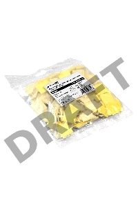 Самоклеющаяся площадка для крепления стяжек ExeGate EX293143RUS STM2525W-100 (25х25 мм, halogen free, -40°C - +85°C, белая, 100 шт)