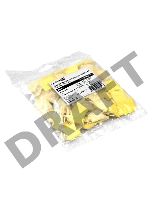 Самоклеющаяся площадка для крепления стяжек ExeGate EX293143RUS STM2525W-100 (25х25 мм, halogen free, -40°C - +85°C, белая, 100 шт)