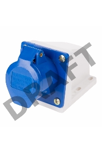 Розетка 113 стационарная 2Р+РЕ 16А 220В IP44 REXANT