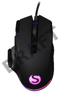 Мышь SunWind SW-M850G черный оптическая (6400dpi) USB для ноутбука (9but)