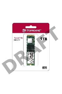Твердотельный диск 1TB Transcend MTE110S, 3D TLC NAND, M.2 2280,PCIe Gen3x4, DRAM-less