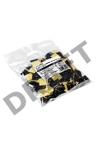 Самоклеющаяся площадка для крепления стяжек ExeGate EX293146RUS STM3030B-100 (30х30 мм, halogen free, -40°C - +85°C, черная, 100 шт)