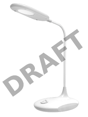 Светильник Ultraflash UF-711 C01 (13779) настольный на основание розовый 6Вт