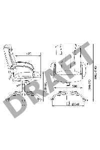 Кресло руководителя Бюрократ T-800N/BLACK черный кожа крестовина хром