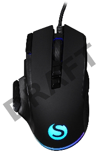 Мышь SunWind SW-M850G черный оптическая (6400dpi) USB для ноутбука (9but)