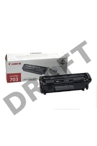 Тонер-картридж Canon 703 (7616A005) черный, 2000 стр, для LBP-2900/3000