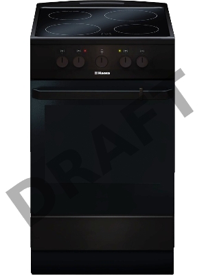 Плита Электрическая Hansa FCCB54000 коричневый