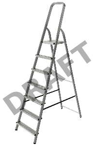 Стремянка Новая Высота NV1150 односторонняя сталь 7ступ. (1150107)