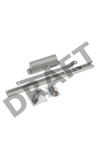 Доводчик дверной со скользящей тягой для установки на дверь весом до 65 кг