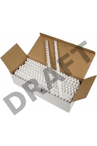 Пружины для переплета пластиковые Fellowes d=12мм 56-80лист A4 белый (100шт) CRC-53462 (FS-53462)