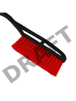 Щетка со скребком REXANT 635 мм (мягкая ручка)