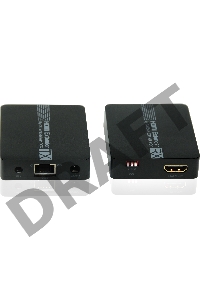 Удлинитель Greenconnect HDMI Full HD +3D+ звук до 60m (передатчик+приемник) + пульт IR GL-VK50ERH