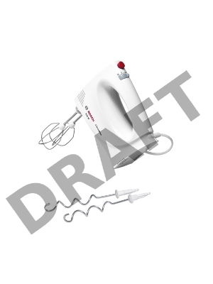 Миксер ручной Bosch MFQ3030 350Вт белый