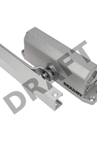 Доводчик дверной со скользящей тягой для установки на дверь весом до 65 кг