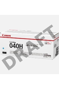 Тонер-картридж Canon Cartridge 040HC (0459C001) голубой, 10000 стр., для LBP-710Cx/712Cx