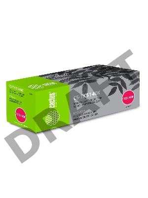 Тонер Картридж Cactus CS-TK5140K черный для Kyocera Mita M6030cdn/M6530cdn/P6130cdn Ecosys (7000стр.)