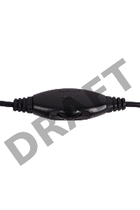 Наушники Gembird MHS-780B Гарнитура стерео  , черный, регулятор громкости