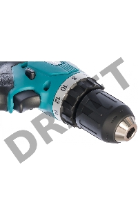 Дрель-шуруповерт Makita DF347DWE Дрель ак,{14.4В,2х1.5Ач Li-ion,БЗП-10мм,0-400\0-1400об\м,30\15Нм,1.4кг,чем,G-серия}